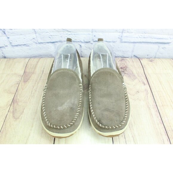 LL Bean Mountain Slippers Moccasin Dark Cement Size 9 M - Picture 5 of 9